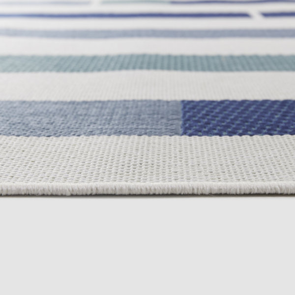 Navy/Blue/Gray Indoor/Outdoor Rug & Reviews AllModern